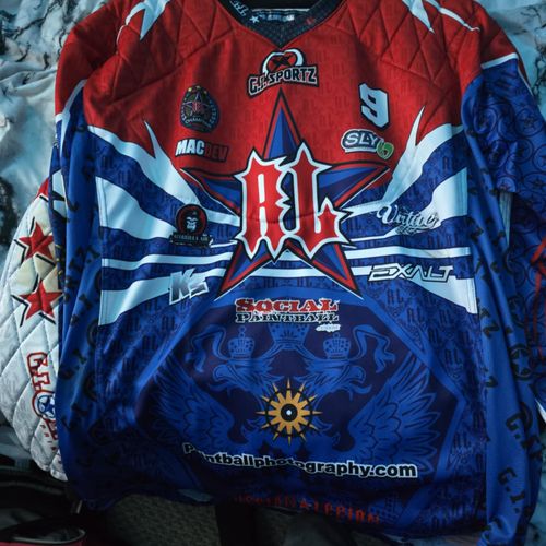 2010 signed russian legion Justin rabackoff jersey 