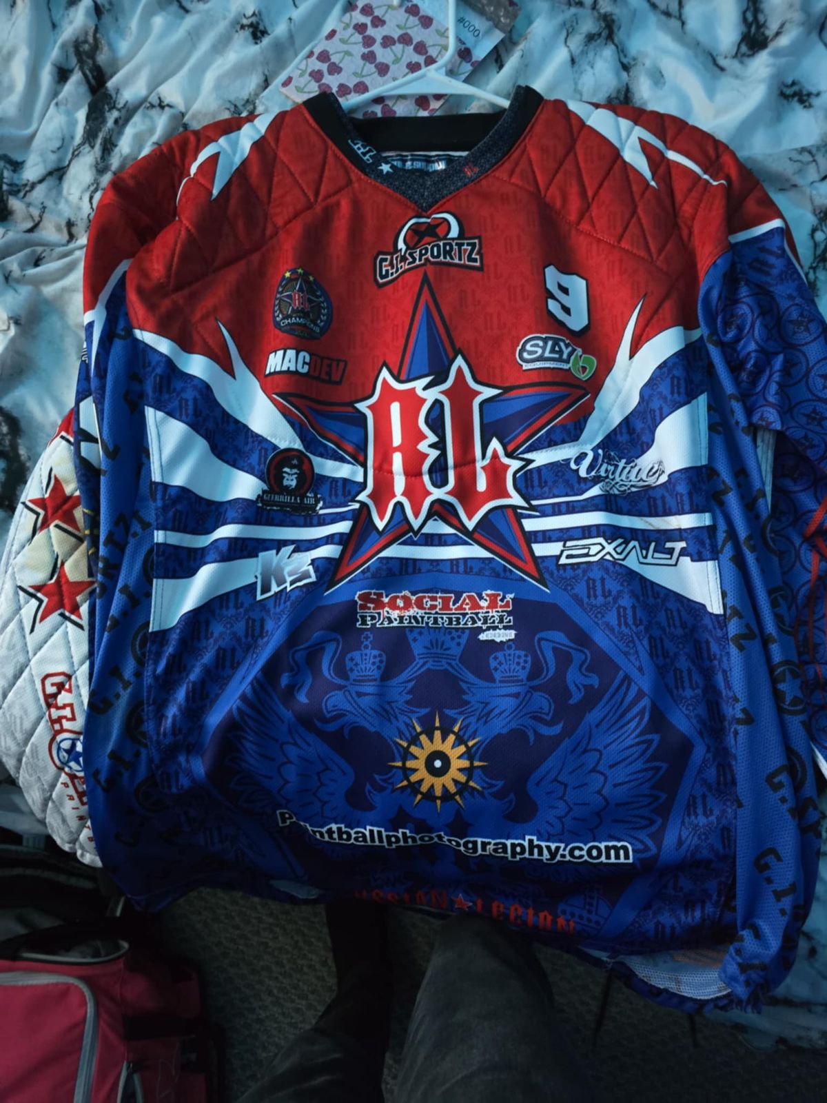 2010 signed russian legion Justin rabackoff jersey 