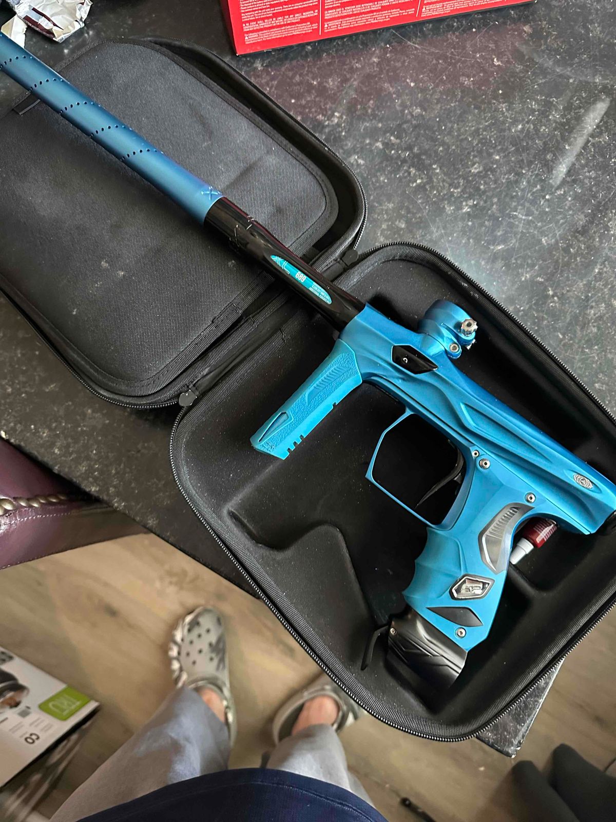 Electric paintball marker