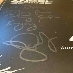 Angel/WDP Workmat, signed by THE JOHN RICE