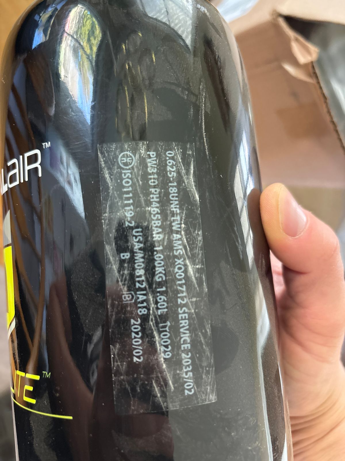 Immortal Air 98ci tank