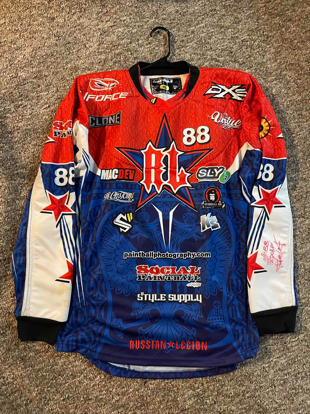 Konstantin Fedorov Russian Legion jersey 