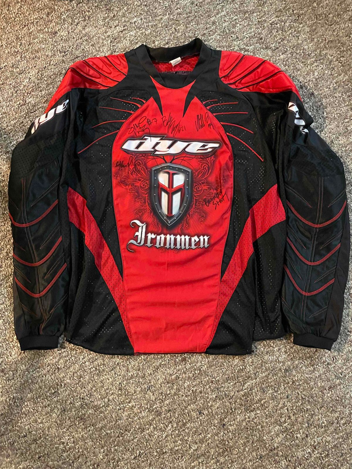 IRONMEN JERSEY Autographed 