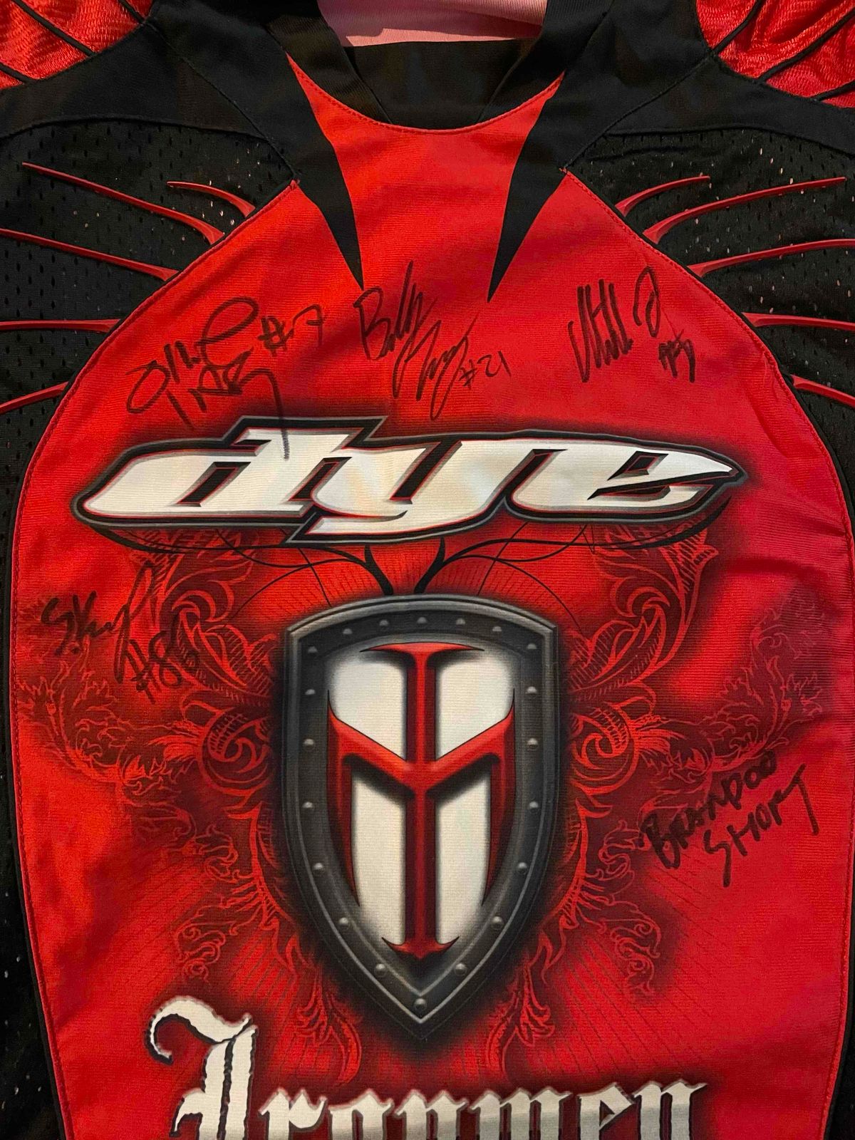 IRONMEN JERSEY Autographed 