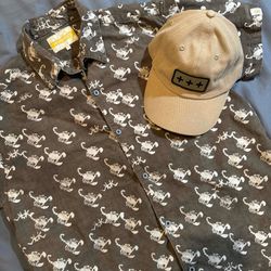 Hormesis Button up and Hat