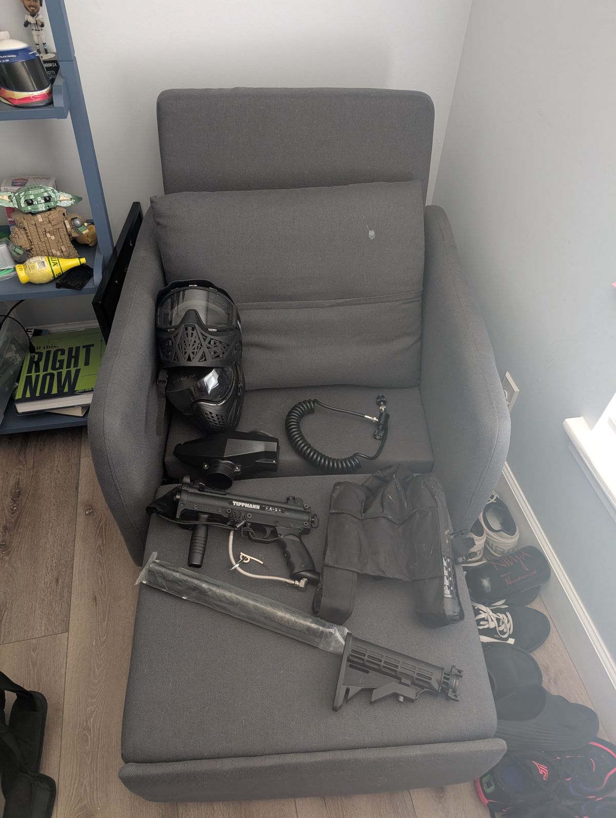 Tippmann A-5 *paintball gun* with trigger mod 