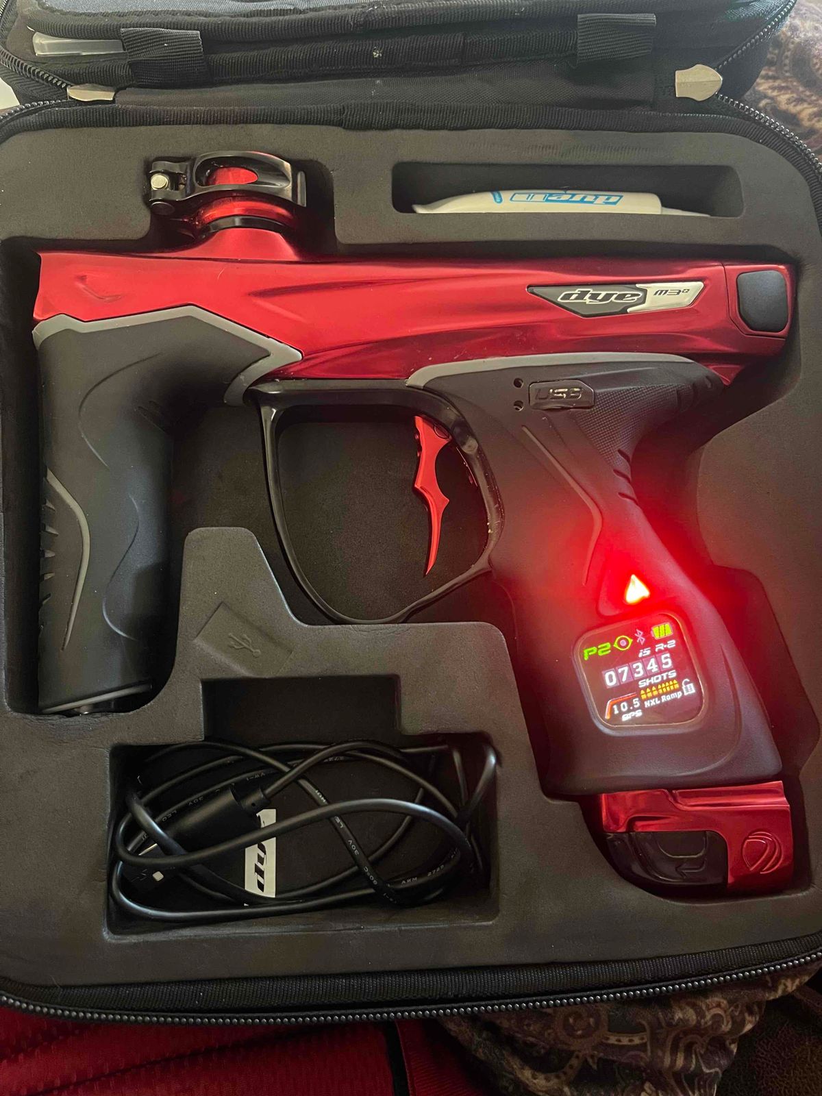 M3+ with the mosair charger 