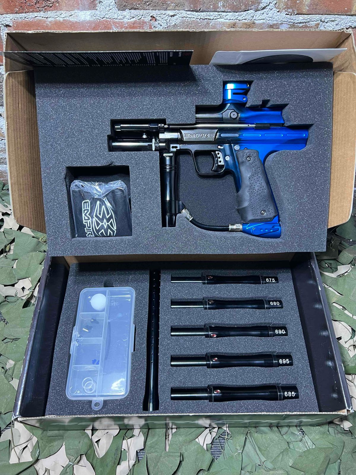 Empire resurrection black/blue autococker 