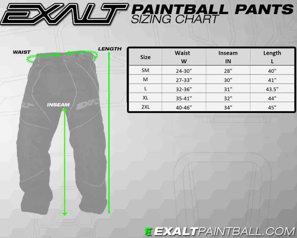Exalt t4 pants size small