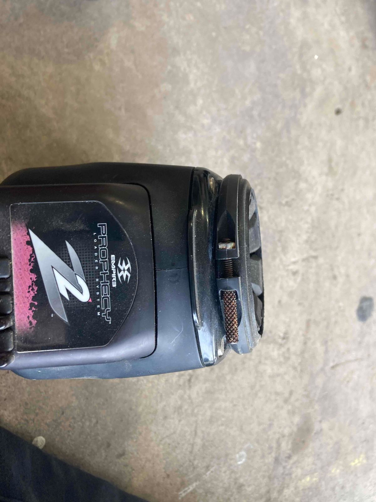 A bunch of paintball gear