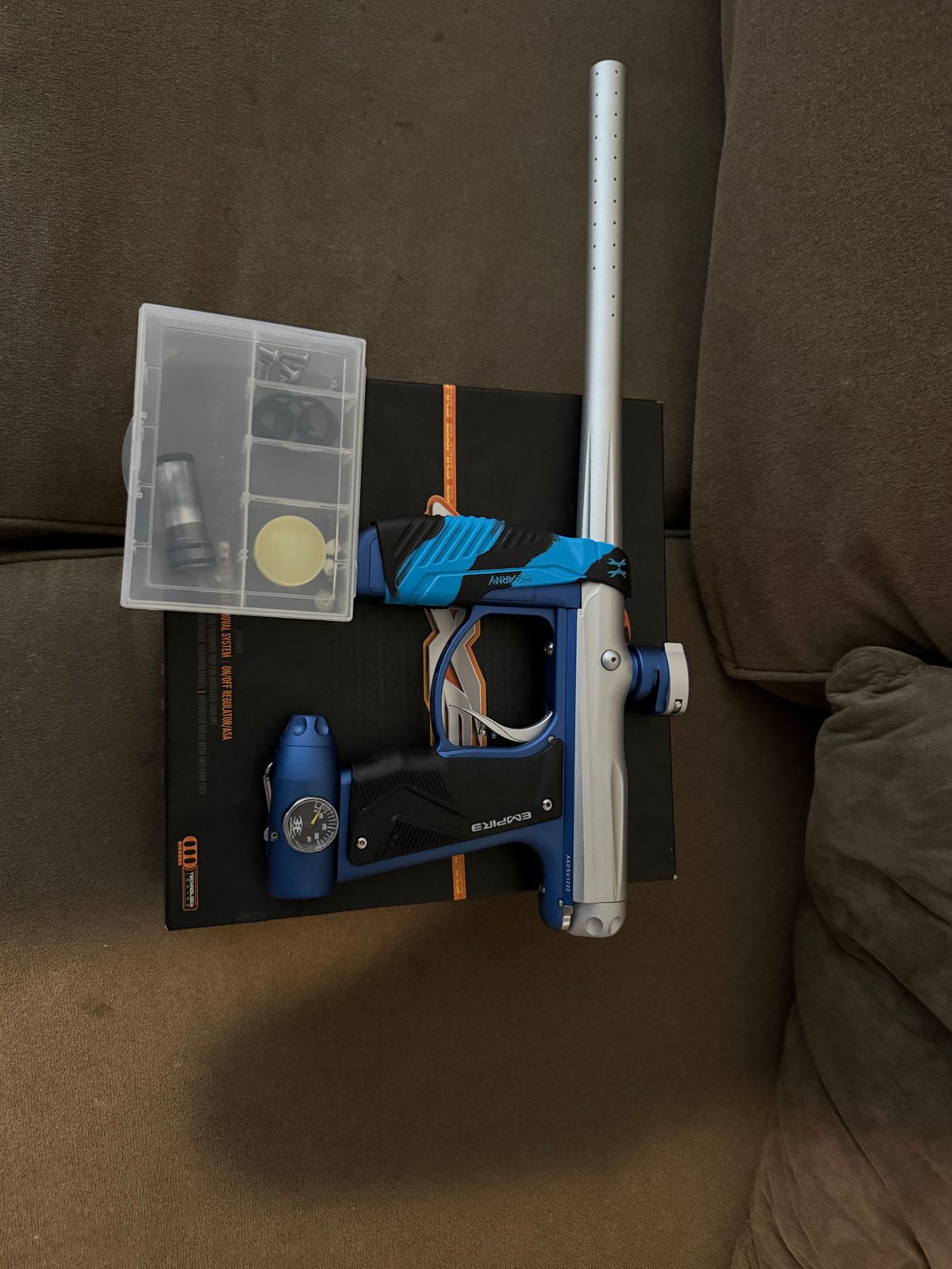 Empire Axe Silver/Blue