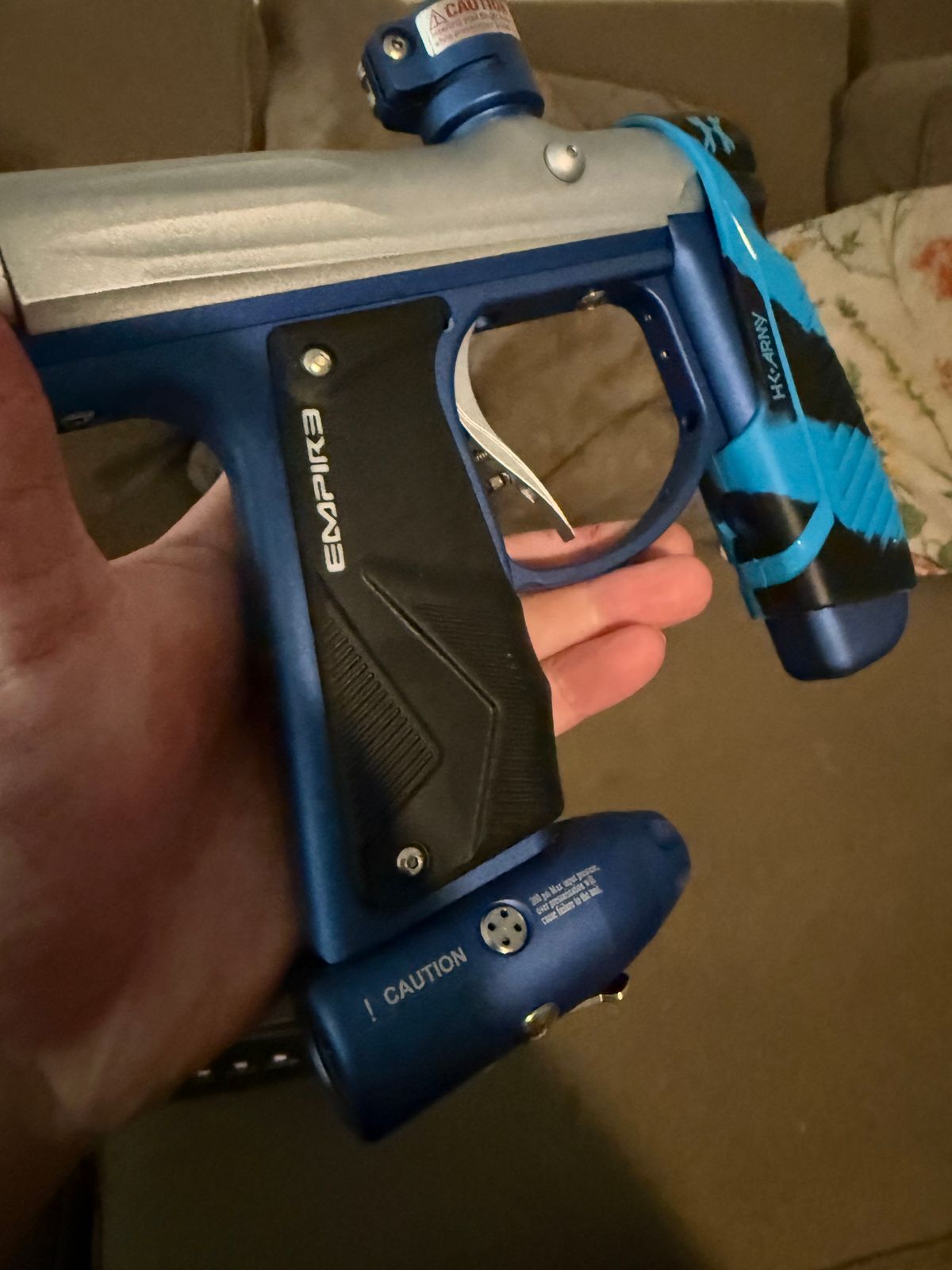 Empire Axe Silver/Blue