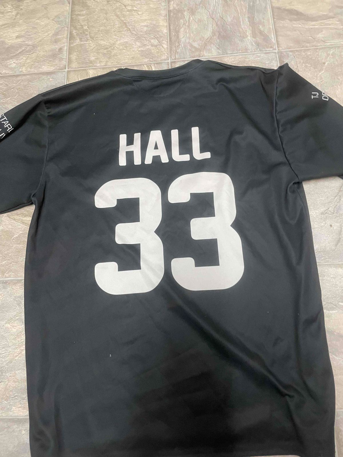 Corey Hall’s TJ bstrd’s jersey