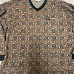 Brown skull’s sandana pullover top