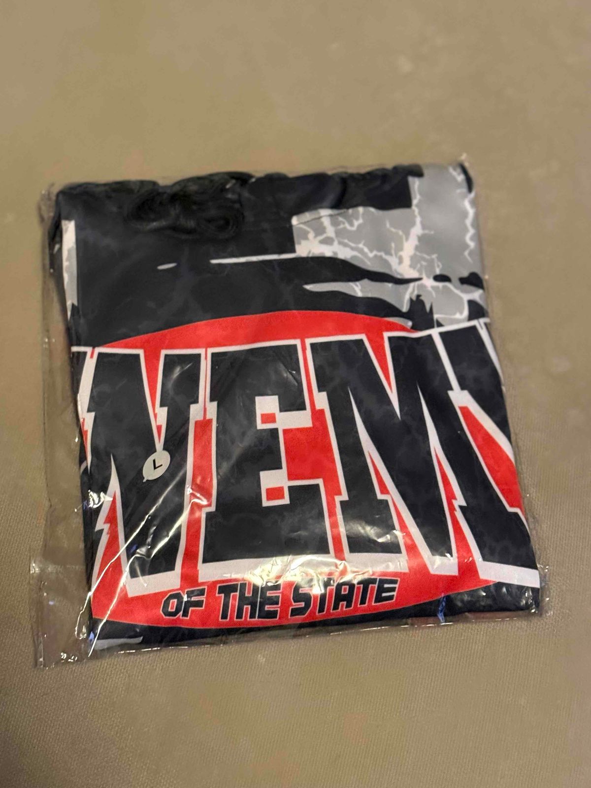 Enemy of the State “Flames” Hoodie - Large