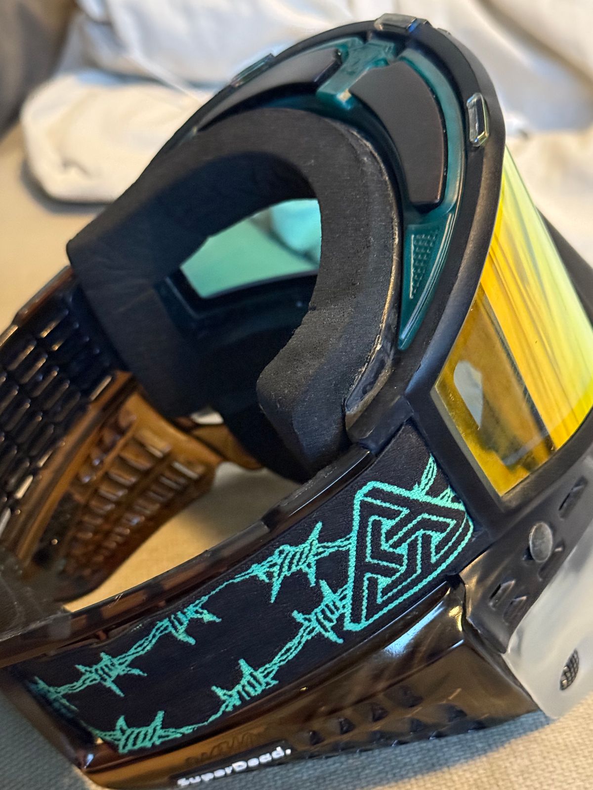 Superdead Rainlid - 1/1 custom dyed teal.