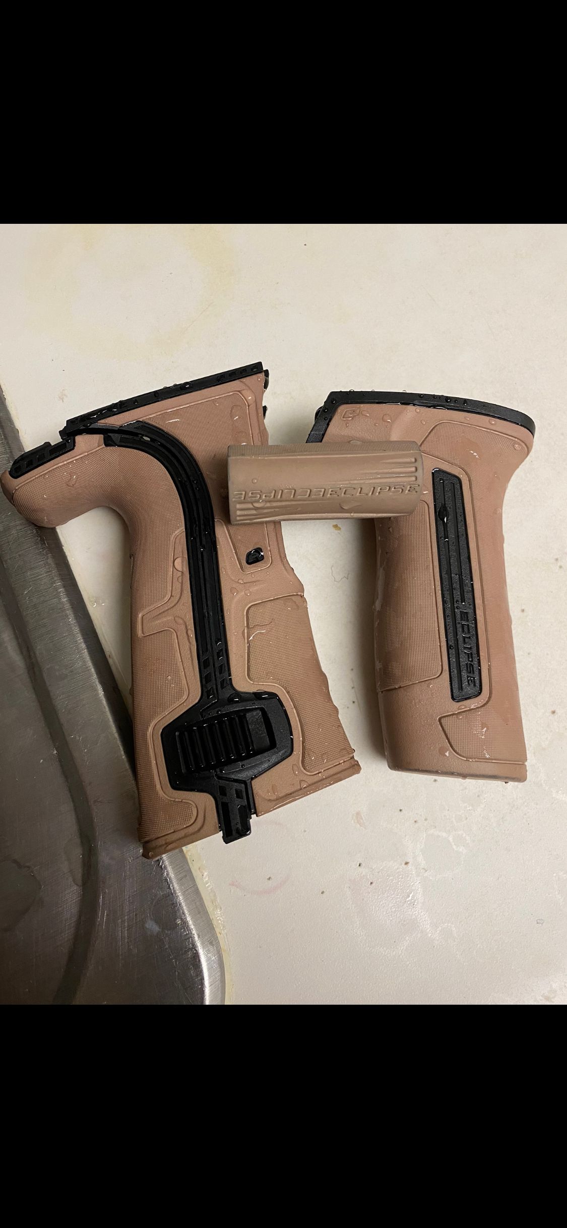 CS3 grips - custom dyed - Tan or Chocolate