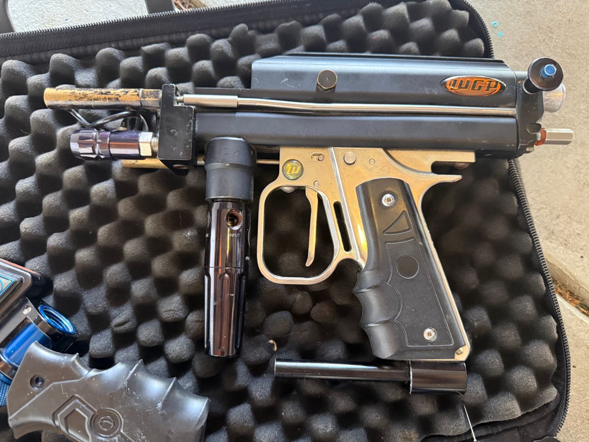 Paintball Gear Bundle—3 Markers, Extra Barrels & Padded Case—$300 OBO